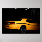 Uit de Hive - Dodge Challenger SRT8 Yellow Jac Poster (Voorkant)