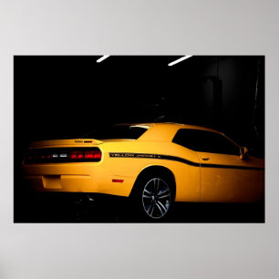 Uit de Hive - Dodge Challenger SRT8 Yellow Jac Poster
