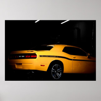 Uit de Hive - Dodge Challenger SRT8 Yellow Jac Poster