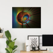 "Uit de hoek van mijn oog" Poster (Thuiskantoor)