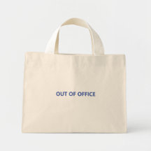 Uit de Kantoor Canvas tas