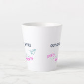 Uit de Kantoor. in het kwaad Latte Mok (Voorkant)