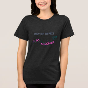 Uit de Kantoor. in het kwaad Tri-Blend Shirt