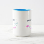 Uit de Kantoor. in het kwaad Tweekleurige Koffiemok (Center)