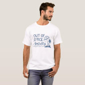 Uit de kantoor. mentaal t-shirt (Voorkant volledig)