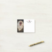 Uit de kattenbak: Custom Funny Cat Memo Post-it® Notes (Op bureau)