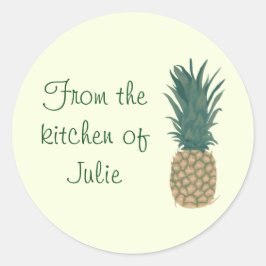 Uit de Keuken van Ananas Deksel Stickers