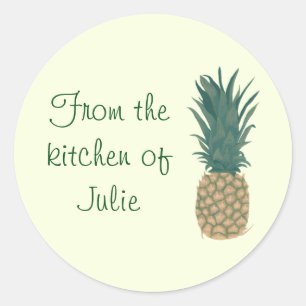 Uit de Keuken van Ananas Deksel Stickers