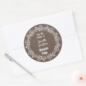 Uit de keuken van bloemen Canning Label V16 (Envelop)