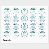 Uit de keuken van Blue Green Baking Stickers (Vel)