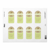 Uit de keuken van containerlabels (avacado) etiket (Full Sheet)