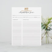 Uit de keuken van de goudglittervoorraad (Staand voorkant)