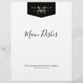 Uit de keuken van de goudmonogram - ontvanger (Voorkant)