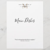 Uit de keuken van de goudmonogram - ontvanger (Voorkant)