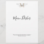 Uit de keuken van de goudmonogram - ontvanger (Achterkant)