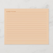 Uit de keuken van de Kaart van de Aangepaste Tan B (Achterkant)