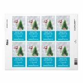 Uit de keuken van de kerstlama etiket (Full Sheet)