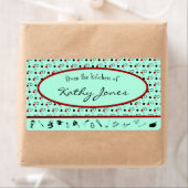 Uit de keuken van de Sjabloon van het etiket (Insitu)