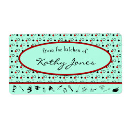 Uit de keuken van de Sjabloon van het etiket