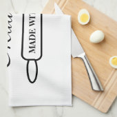 Uit de keuken van elegant gemaakt met liefde op ma theedoek (Quarter Fold)