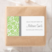 Uit de Keuken van Etiketten Limoen Damask (Insitu)