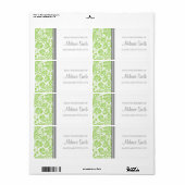 Uit de Keuken van Etiketten Limoen Damask (Full Sheet)