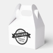 Uit de keuken van gepersonaliseerde gunst box bedankdoosjes (Voorkant Zijde)