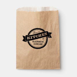 Uit de keuken van gepersonaliseerde gunst box bedankzakje