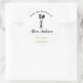 Uit de keuken van gepersonaliseerde Stickers Spate (Tas)