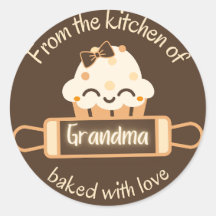 "Uit de keuken van Gramma" Sticker