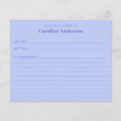 Uit de keuken van het gepersonaliseerde Paarse rec (Voorkant)