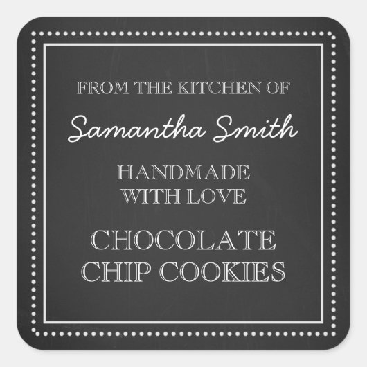 Uit de keuken van het kookbord van de sticker (Voorkant)