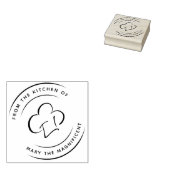 Uit de keuken van het Pet "Fluffy Round" Rubberstempel (Gestempeld)