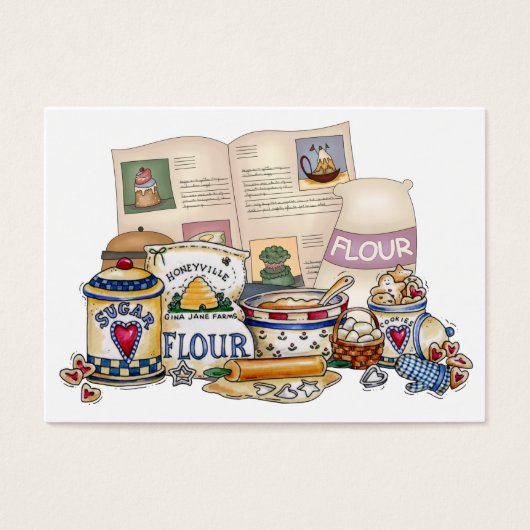 "Uit de keuken van" kaarten #2 - SRF Visitekaartjes (Voorkant)