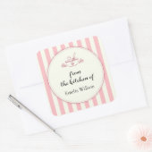Uit de keuken van Klein Bedrijf Vierkante Sticker (Envelop)