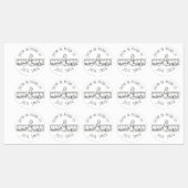 "Uit de keuken van"  kookboek tekening Labels (Vel)