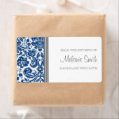 Uit de keuken van Labels Blue Damask (Insitu)