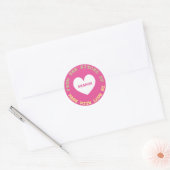 Uit de keuken van Made met kleine liefde Ronde Sticker (Envelop)