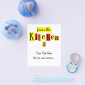 Uit de keuken van Retro Custom Canning Flyer (Enkel)