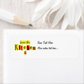 Uit de keuken van Retro Custom Canning Label Label (Insitu)