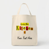 Uit de keuken van Retro Custom Grocery Tas (Voorkant)