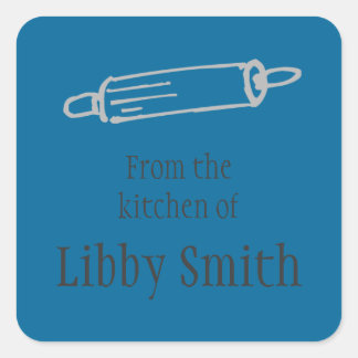 "Uit de keuken van" Rolling Pin Stickers