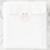 Uit de keuken van: roze Stickers (Tas)