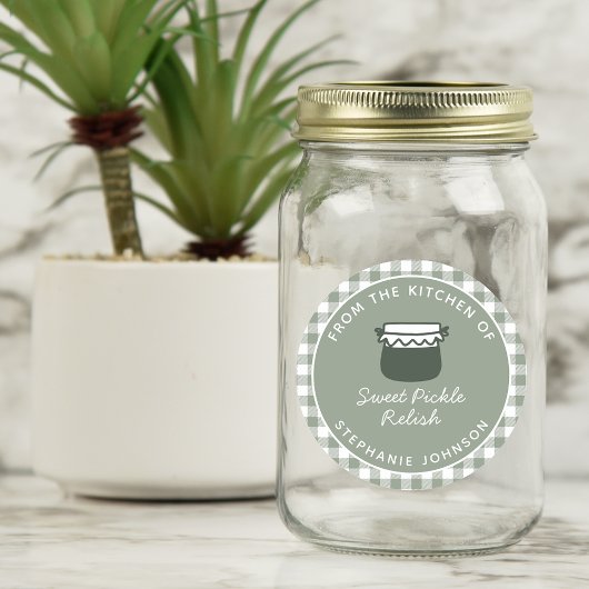 Uit de keuken van Sage Food Gift Ronde Sticker