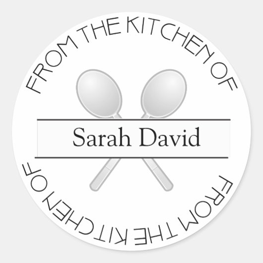 Uit de keuken van: Stickers (Voorkant)