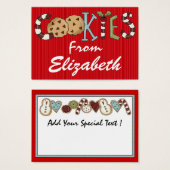 Uit de Keukengeschenkbehuizingen van SRF Visitekaartje (Voorkant /achterkant)