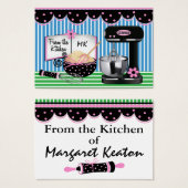 Uit de Keukengeschenkbehuizingen van SRF Visitekaartje (Voorkant /achterkant)