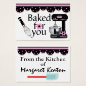 Uit de Keukengeschenkbehuizingen van SRF Visitekaartje (Voorkant /achterkant)