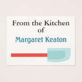 Uit de Keukengeschenkbehuizingen van SRF Visitekaartje (Achterkant)