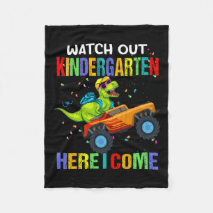Uit de kleuterschool hier kom ik eerste dag van de fleece deken